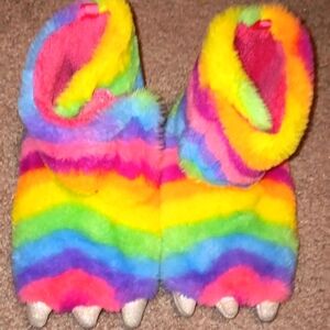 Rainbow Dinosaur flipper